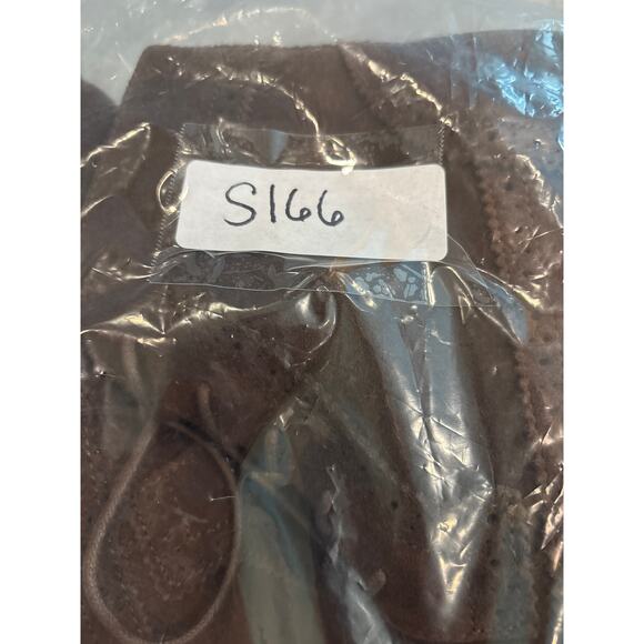 Joseph Abboud Lewis Mens Size 12 Brown Leather Suede Wingtip Lace Up Ankle Boots - Picture 10 of 10